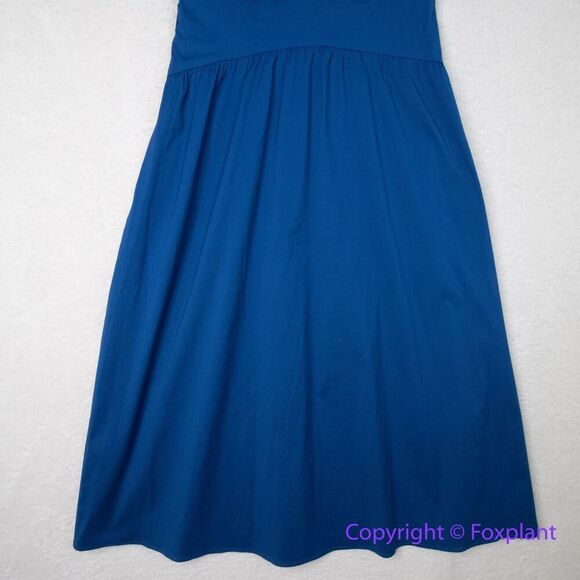 New! White House Black Market Short Sleeve Collar Poplin Midi Dress, size S - Picture 13 of 16